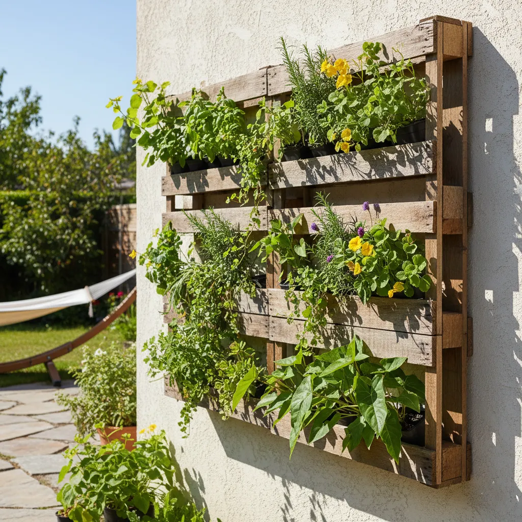 Why Use Pallets for a Vertical Plant Wall